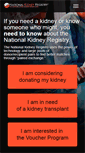 Mobile Screenshot of kidneyregistry.org
